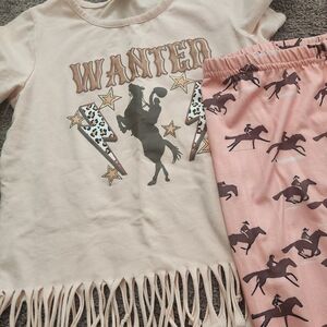 Little Girls Cowgirl Set Size 6